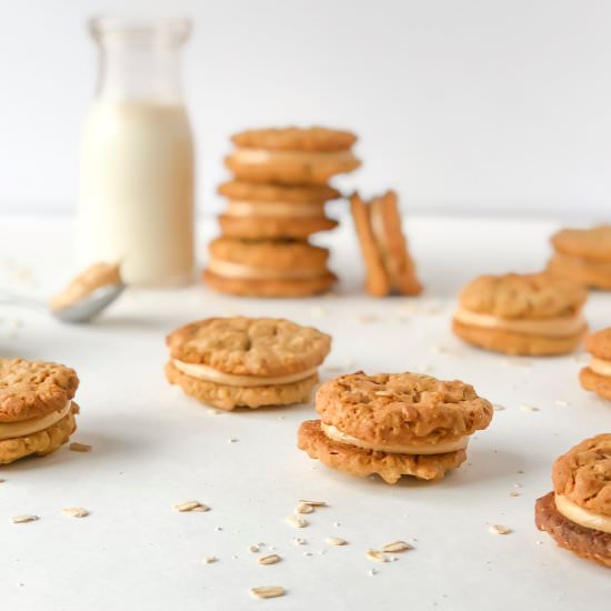 Peanut butter sandwich cookies