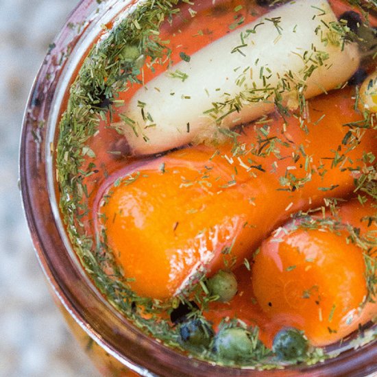 Pickled Dill Carrots