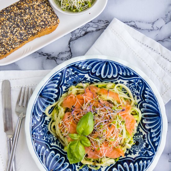 Zucchini Spaghetti Salad