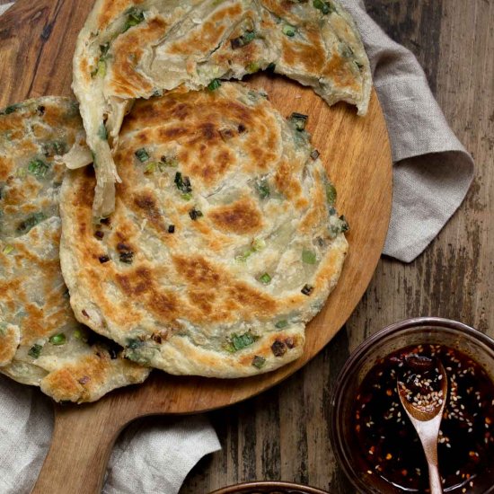 Buttery Scallion Pancakes