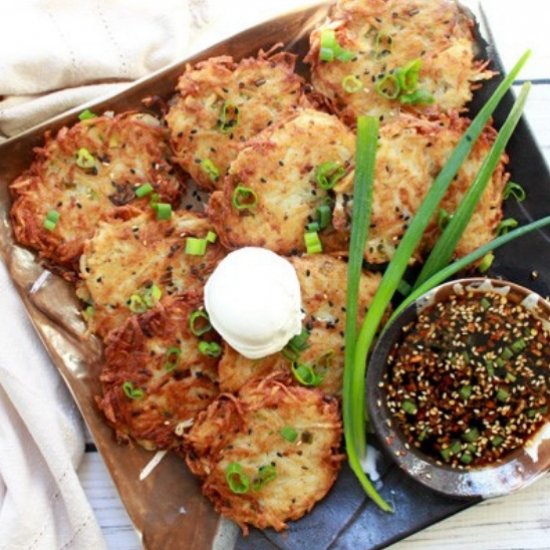 Asian-Inspired Potato Latkes