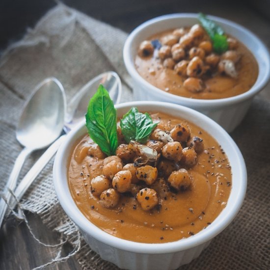 Sweet Potato Harissa Soup