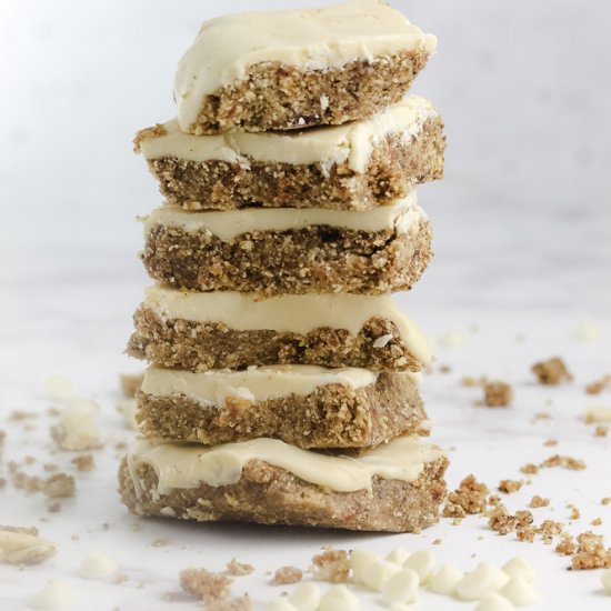 White Chocolate Tahini Bars