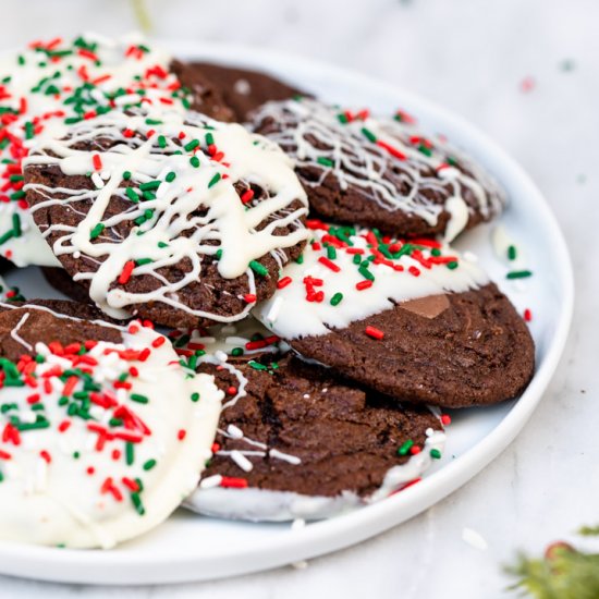 Chocolate Peppermint Cookies