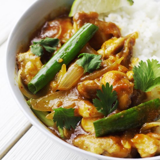 Spicy Red Curry Chicken