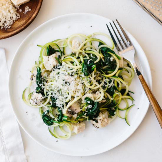 Zucchini Noodles with Chicken