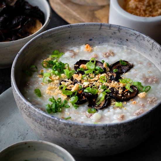 Pressure Cooker Ground Pork Congee