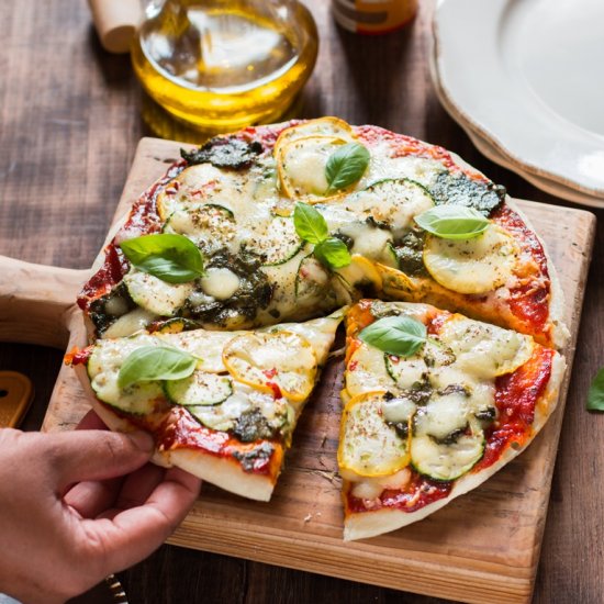 Zucchini Pizza