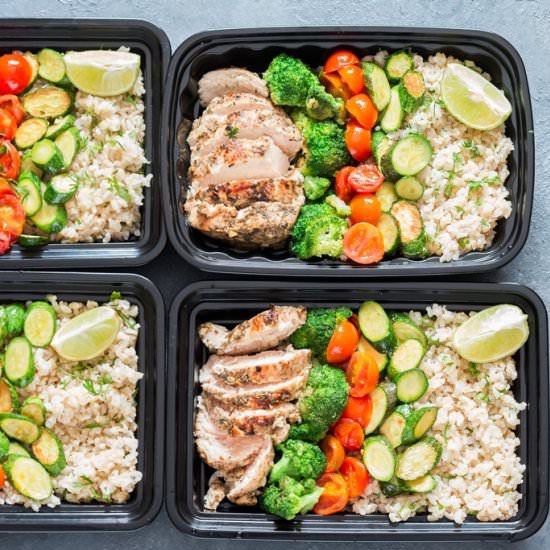 Chicken Brown Rice Meal Prep