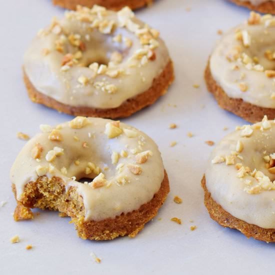 Gingerbread Carrot Cake Donuts