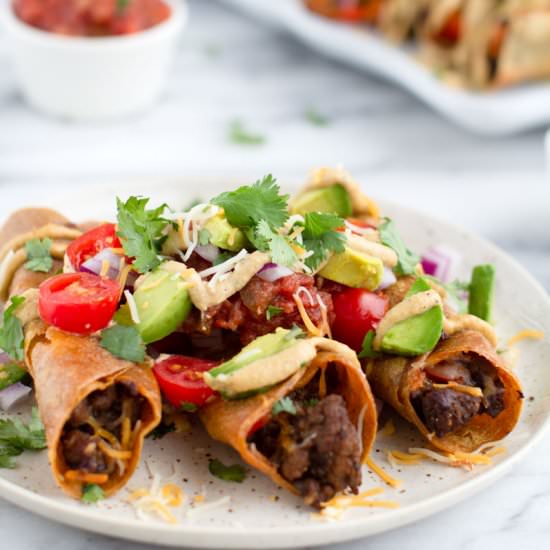 Beef & Cheese Taquitos