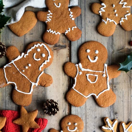 Norwegian Gingerbread Cookies