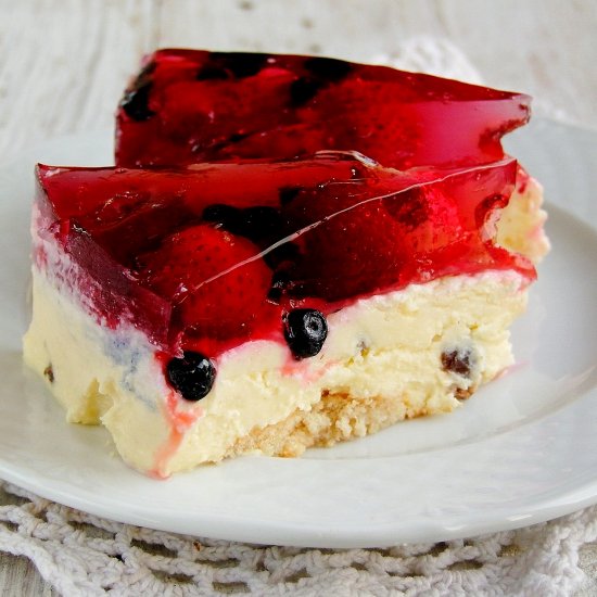 cheesecake with jelly