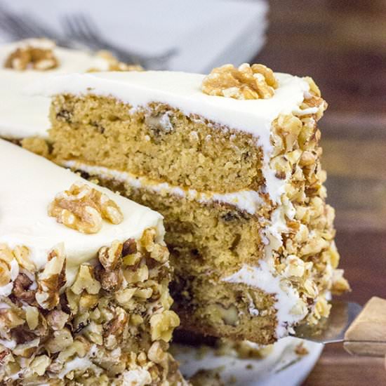 Maple Walnut Cake