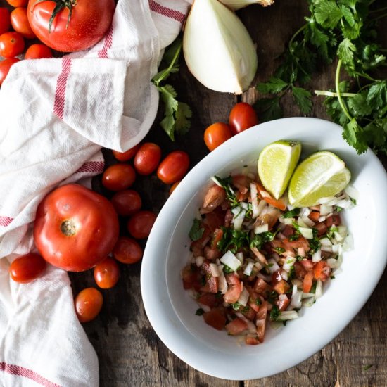 Colombian pico de gallo