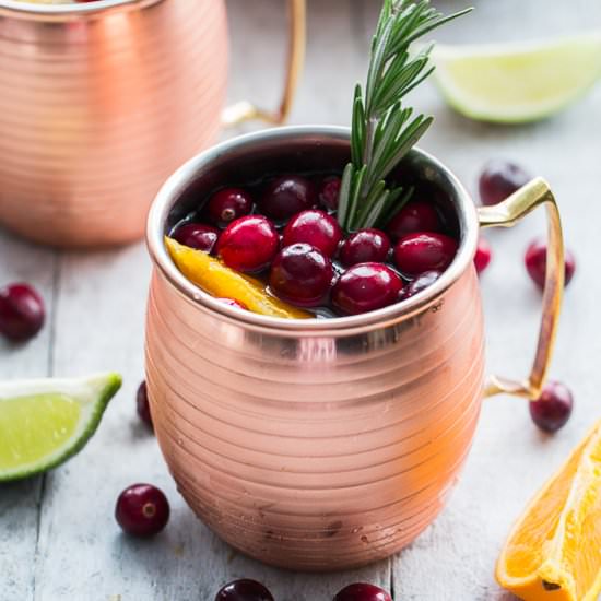 Orange Cranberry Moscow Mule