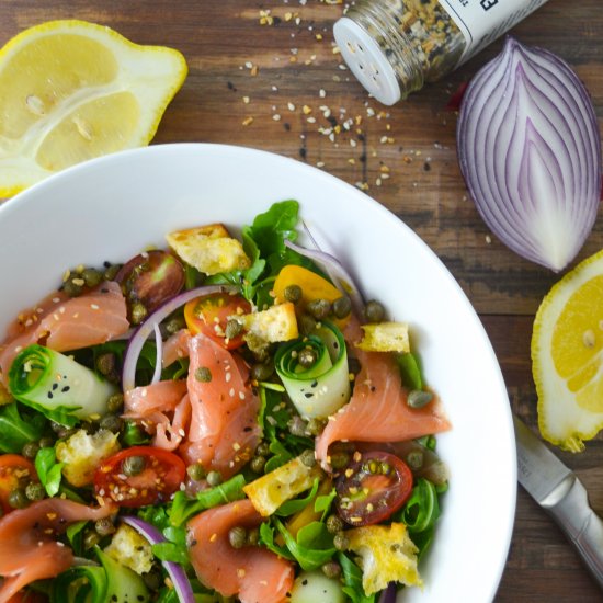 Healthy Lox Breakfast Salad