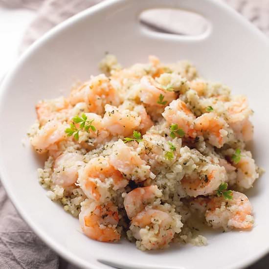 Low Carb Shrimp with Garlic Butter