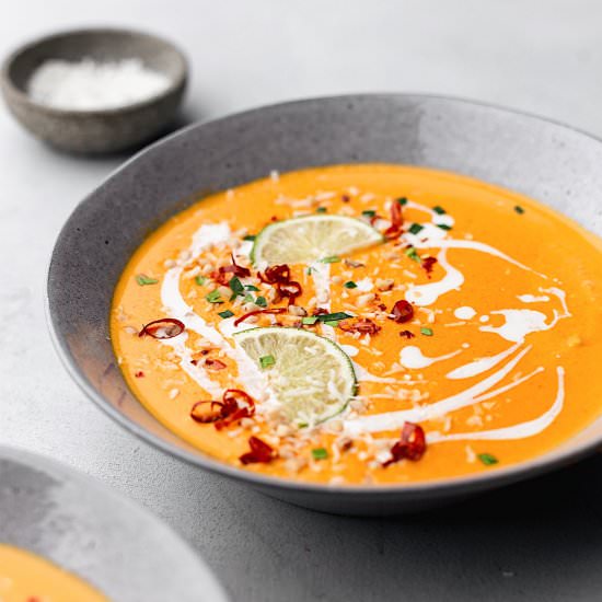 Thai Sweet Potato & Carrot Soup