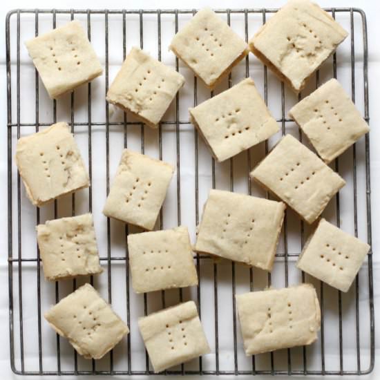 3-Ingredient GF/V Shortbread