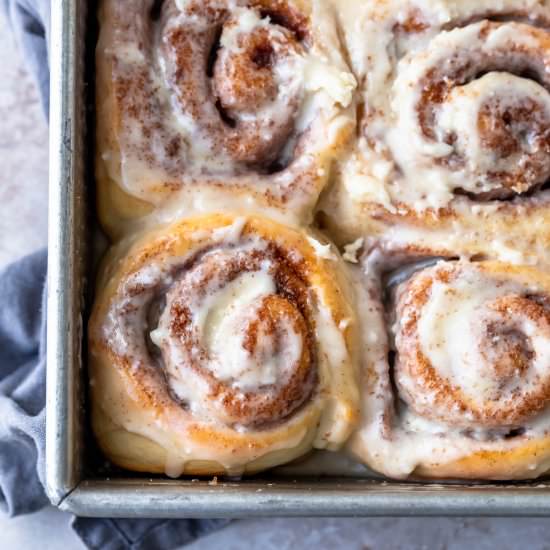 Maple Cinnamon Rolls