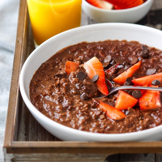 double chocolate oatmeal