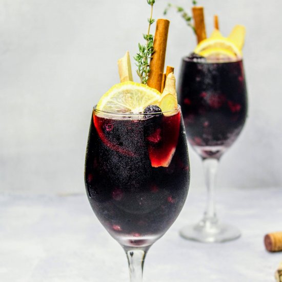 Sparkling Winter Sangria