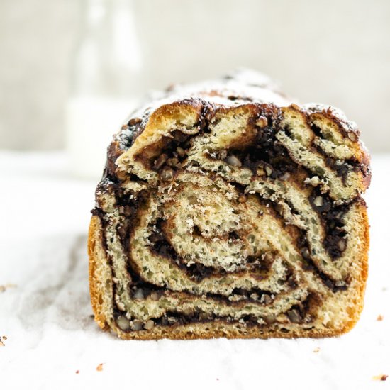 Chocolate Pumpkin Spice Babka