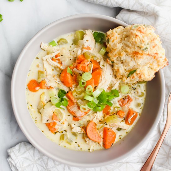 Instant Pot Chicken Pot Pie Soup