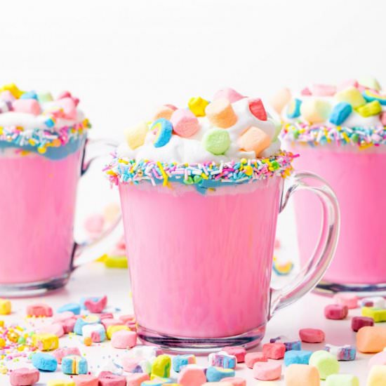 unicorn hot chocolate