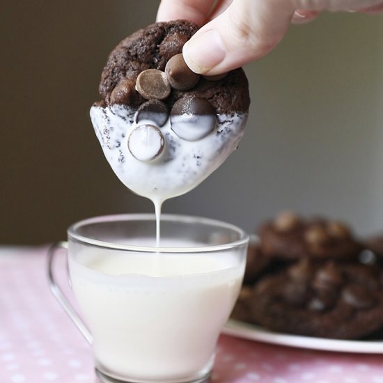 Double Chocolate Chip Cookies