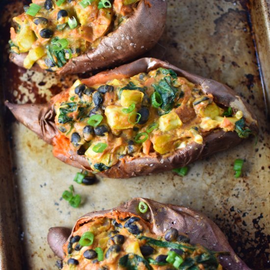 Vegan Mexican Sweet Potatoes