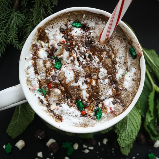 Homemade Peppermint Mocha