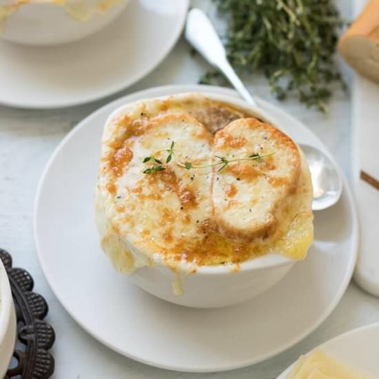 Homemade French Onion Soup