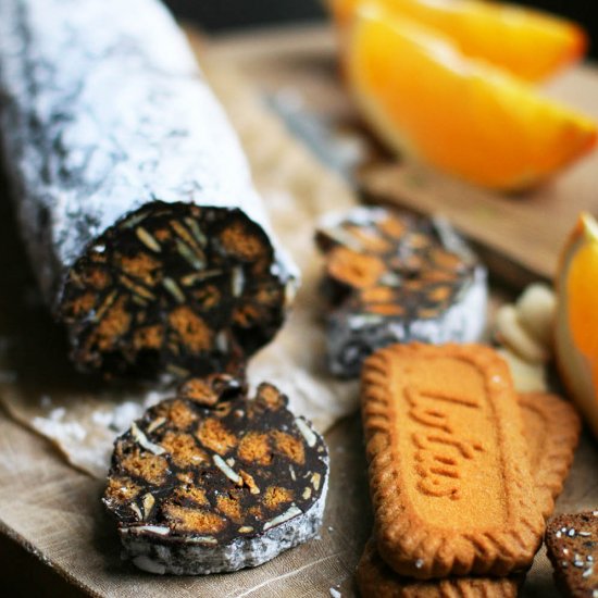 Chocolate-Orange Dessert Salami