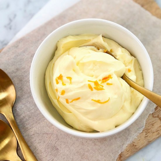 Creamy Orange Dessert Sauce