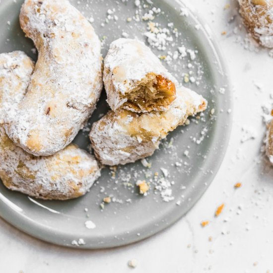 Pecan Crescent Cookies