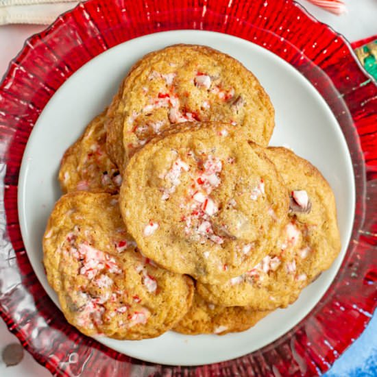 Peppermint chocolate chip cookies