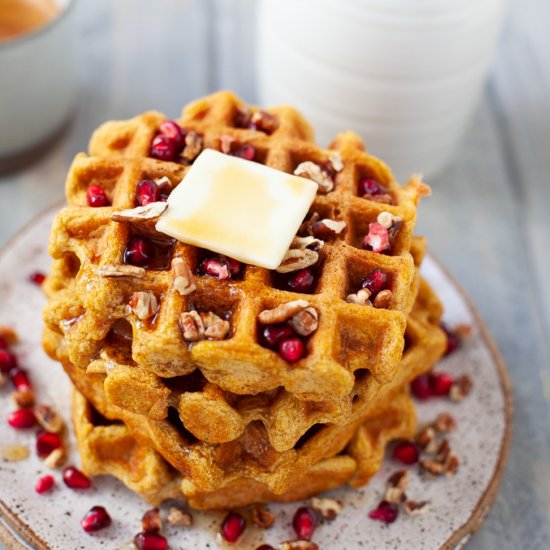 Butternut Squash Waffles