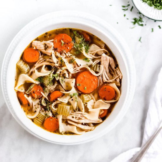 Easiest Chicken Noodle Soup