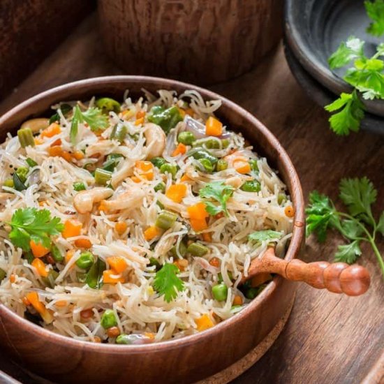 Semiya Upma (Vermicelli Breakfast)