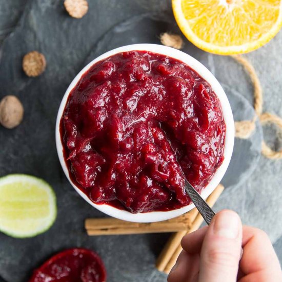 Spiced Cranberry Sauce