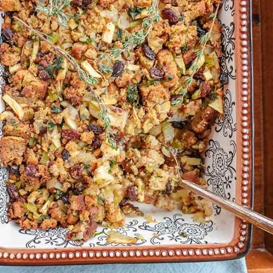 GF  Low-Fat Vegan Stuffing