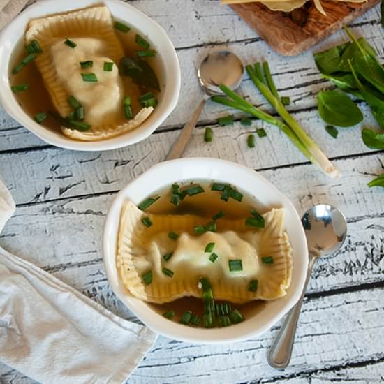 Traditional German Maultaschen