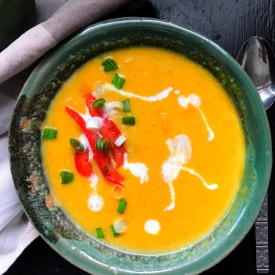 Coconut Curry Butternut Squash Soup