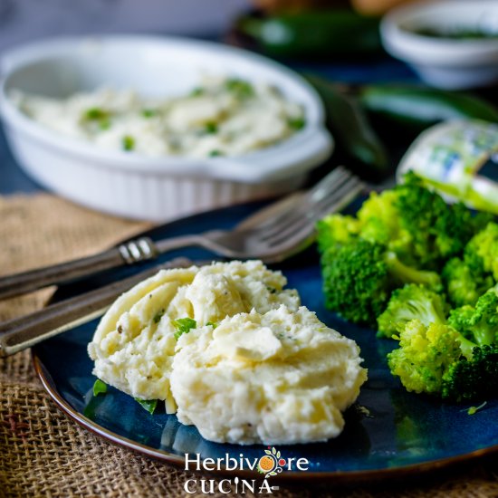 Instant Pot Cheesy Mashed Potato