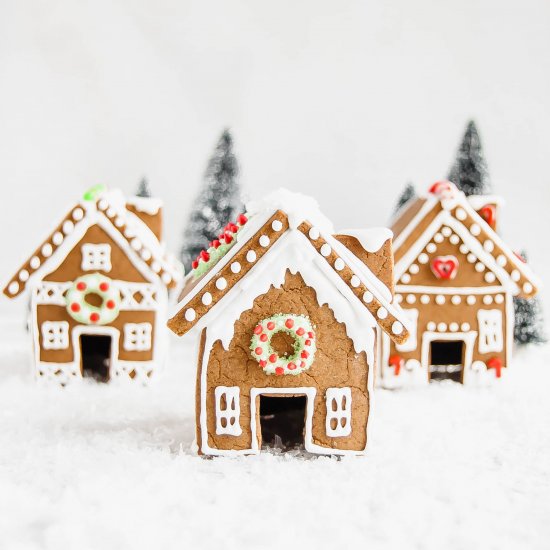 Homemade Gingerbread Houses