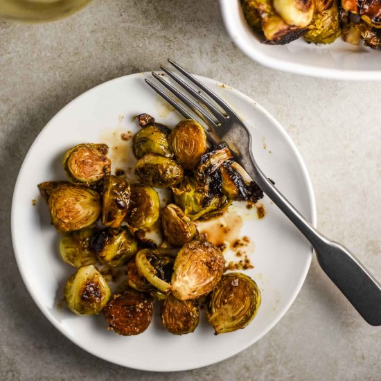 Balsamic Roasted Brussels Sprouts