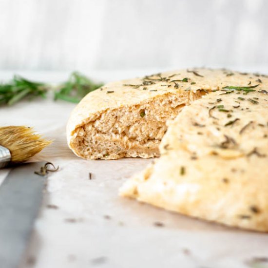 Instant Pot Garlic Rosemary Bread