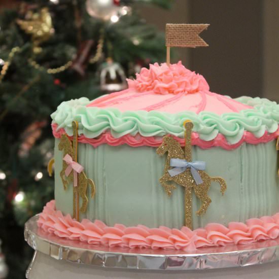 Carousel Cake